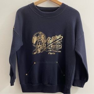 Louis Vuitton Inside Out Cashmire Cotton Blend Crewneck Sweater Size M
